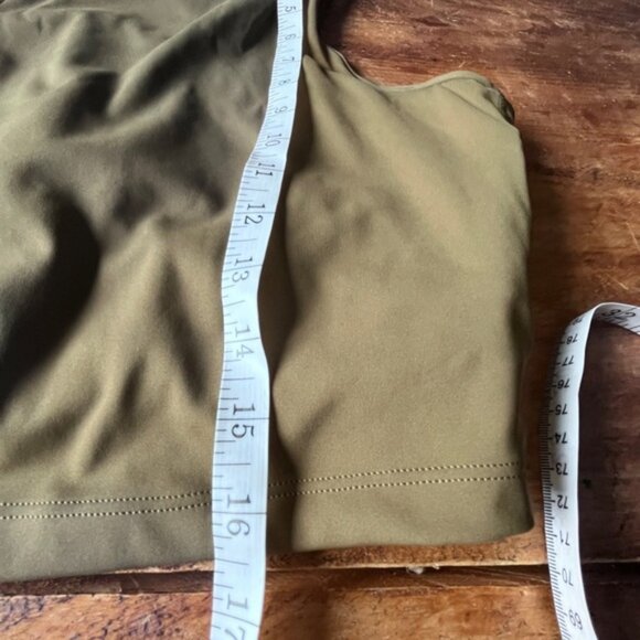 Athleta Conscious Mesh Crop Bra Green size large - Picture 5 of 5